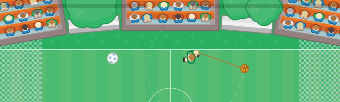 String Soccer banner